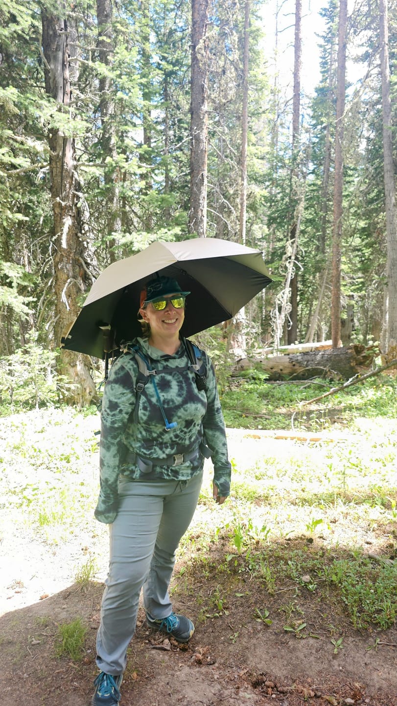 Customer photo review of Lightrek Hiking Umbrella