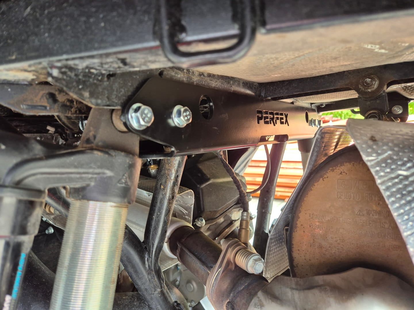 Customer photo review of 2023 to 2025 CFMoto ZForce 950 Sport & 950 Sport-4 — 2in Lift Kit