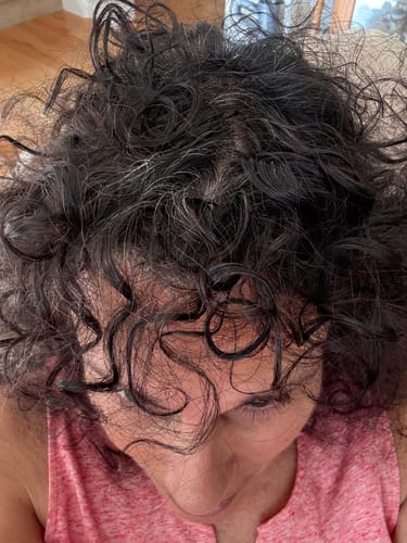 Customer photo review of Instant Dye Shampoo