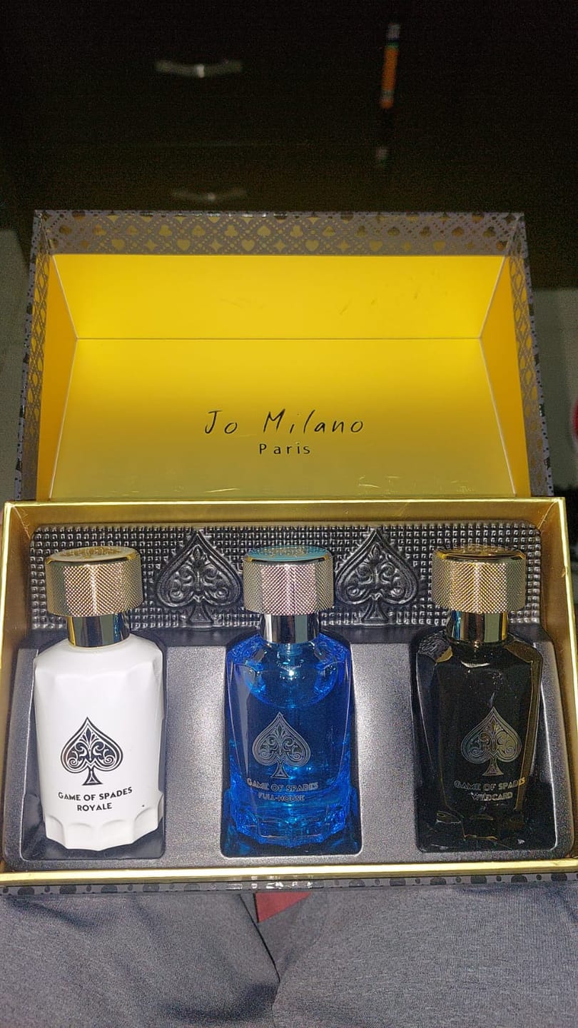 Customer photo review of Set 3Pzs Game Of Spades Collection 30ml