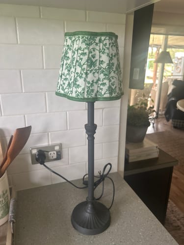 Customer photo review of Ivy Scallop Lamp Shade