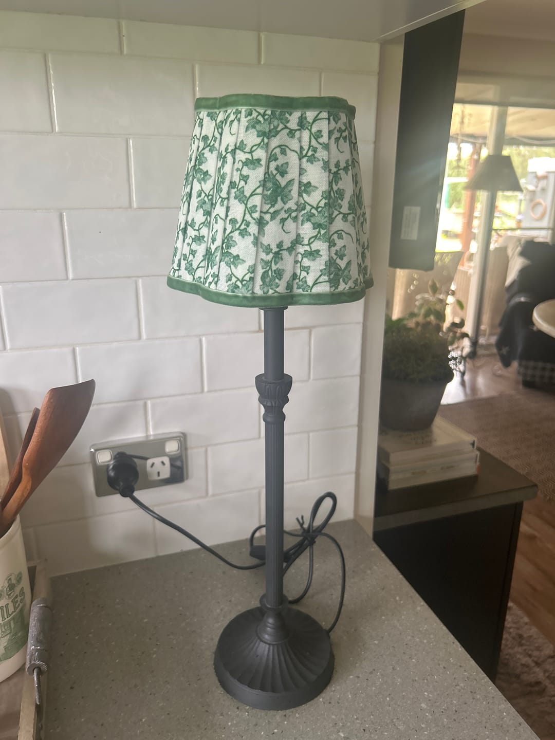 Customer photo review of Ivy Scallop Lamp Shade