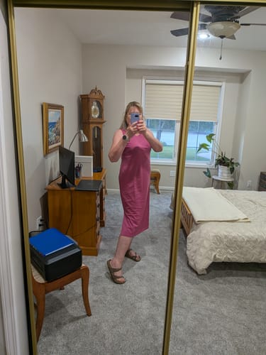 Customer photo review of Cassie Dress • Final Sale Deals! - Mulberry