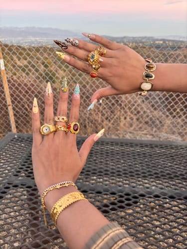 Customer photo review of MILANO RING | GOLD WHITE