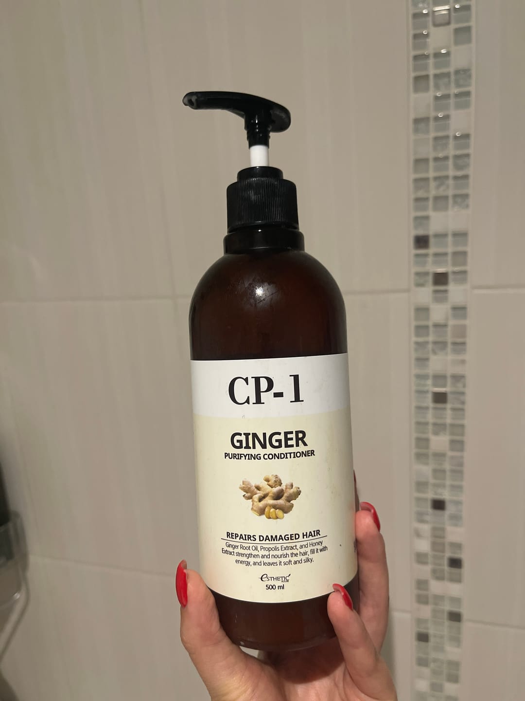 Customer photo review of Atjaunojošs kondicionieris matiem ar ingvera sakni CP-1 Ginger Purifying Conditioner