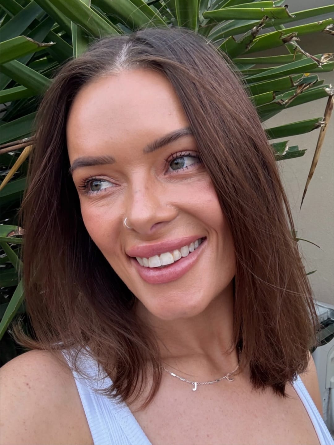 Customer photo review of Nude Glow Lip Gloss