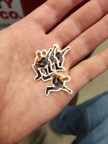 Customer photo review of Print Custom Stickers