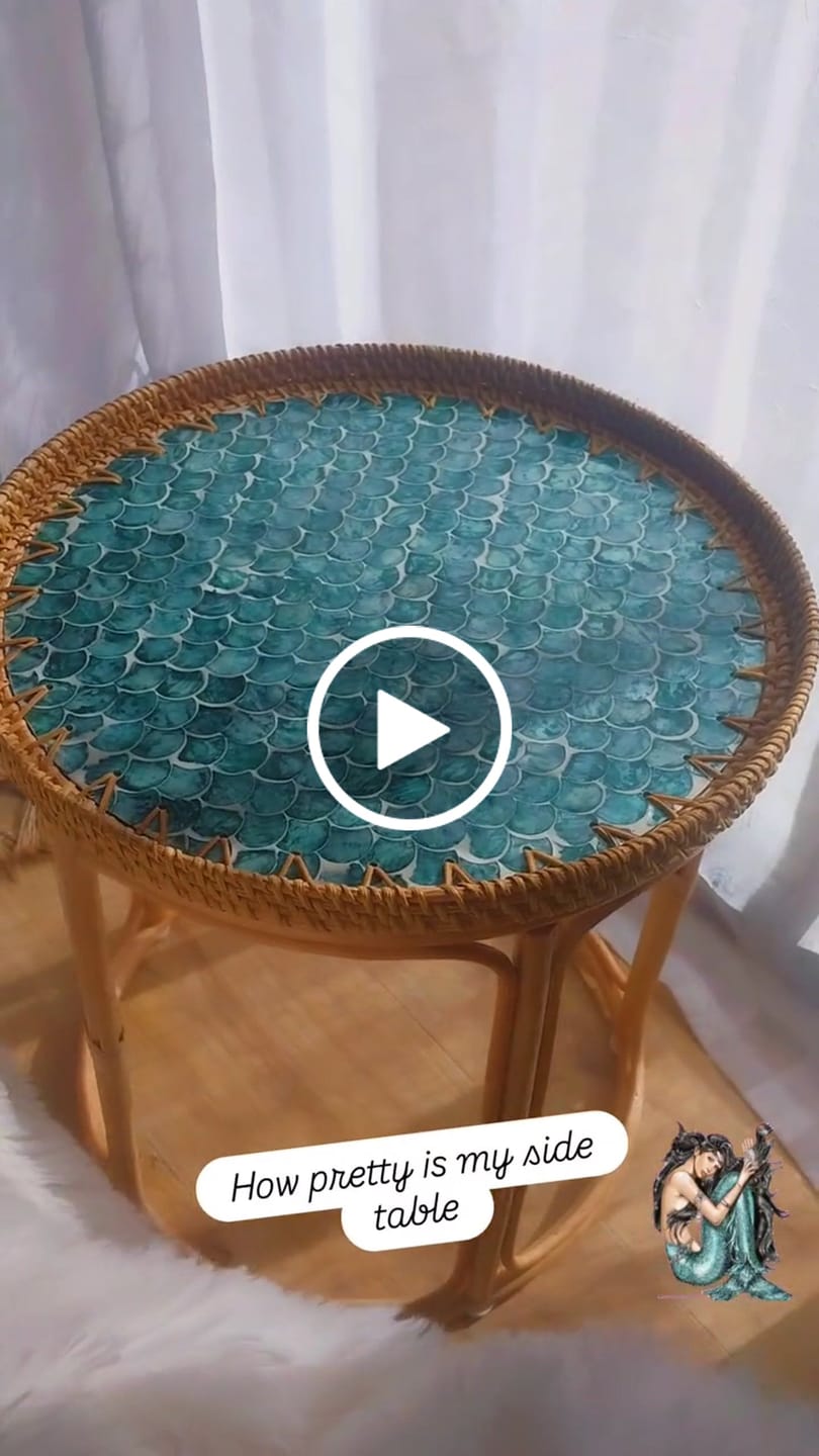 Customer video review of Sirena Rattan Table