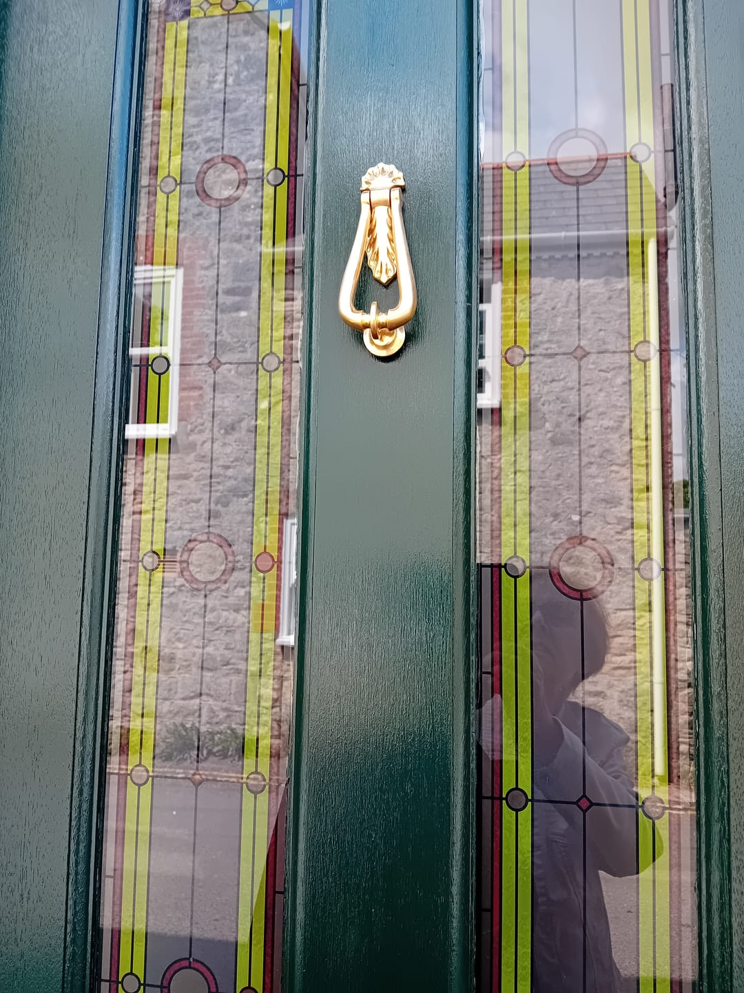 Customer photo review of Victorian Door Knocker | Solid Brass