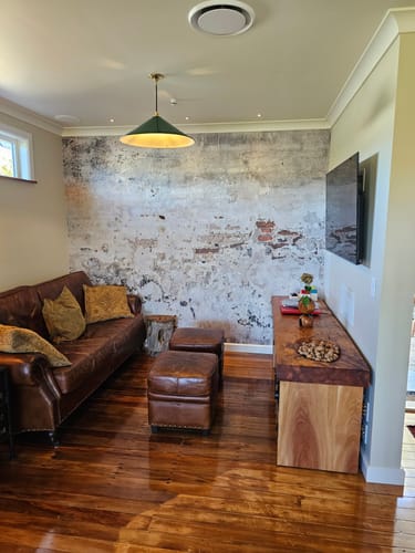 Customer photo review of Old Wall - Custom Sized Wallpaper Mural (per m2)