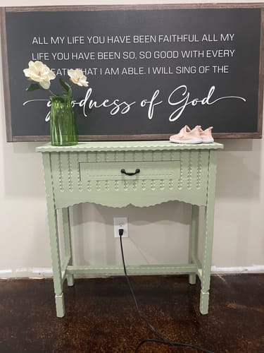 Customer photo review of Goodness Of God Faith Sign II