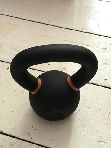 Customer photo review of Strength Shop Cast Iron Kettlebells - Single Mould, Powder Coated, 4-64KG