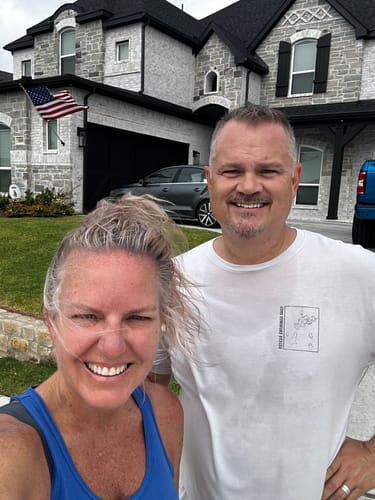 Customer photo review of 3' x 5' American Flag Set