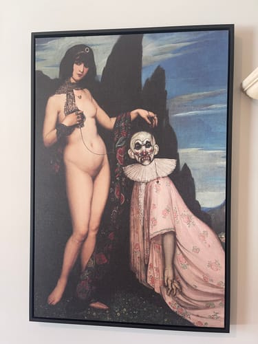 Customer photo review of The Woman and The Puppet | Ángel Zárraga | 1909