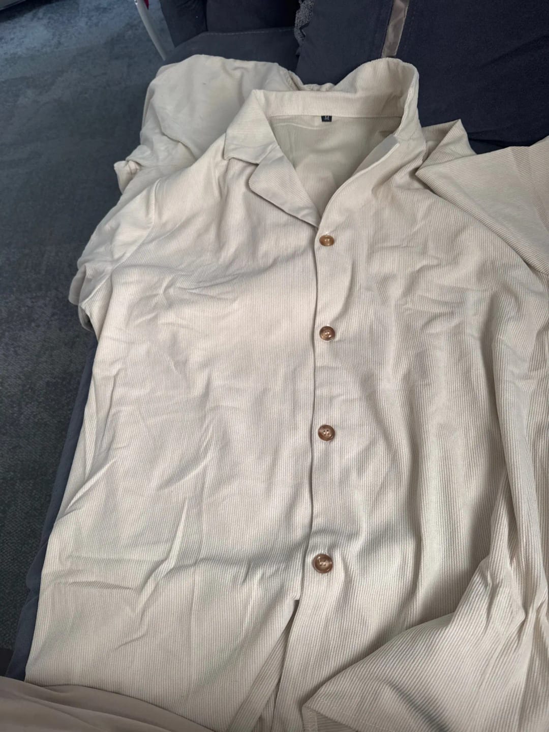 Customer photo review of Chemise à Manche Courte et Short Rayé pour Homme Old Money - Ensemble Ambroise