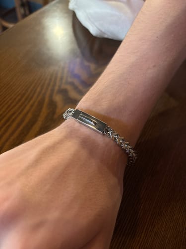 Customer photo review of Franco Link Bracelet | 6MM