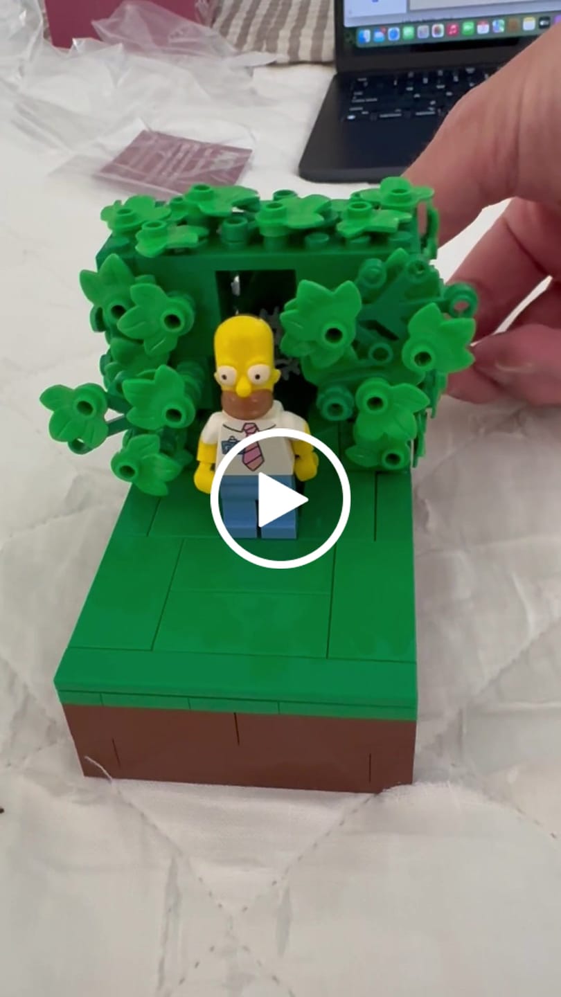 Customer video review of Homer Vanishing Into the Bushes