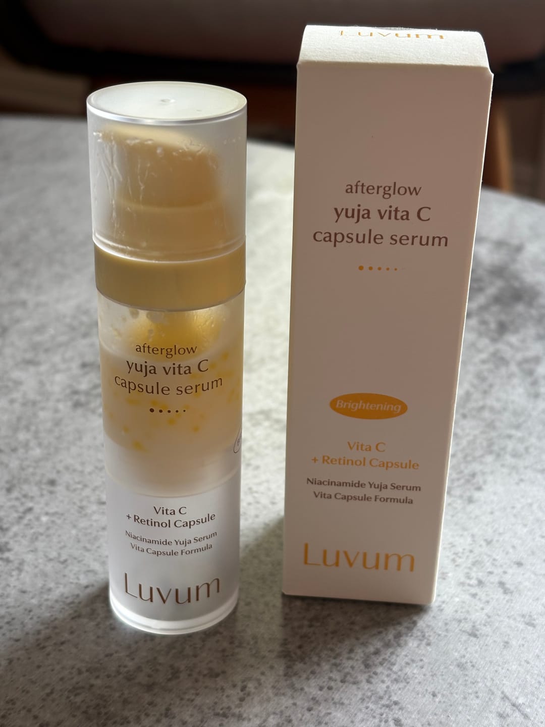 Customer photo review of Luvum Yuja Vita C Capsule Serum (30ml)