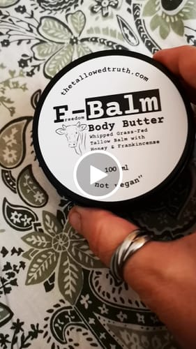 Customer video review of F-Balm Whipped Body Butter 100ml (3.3oz)