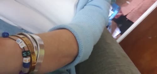 Customer photo review of Keffiyeh Cuff