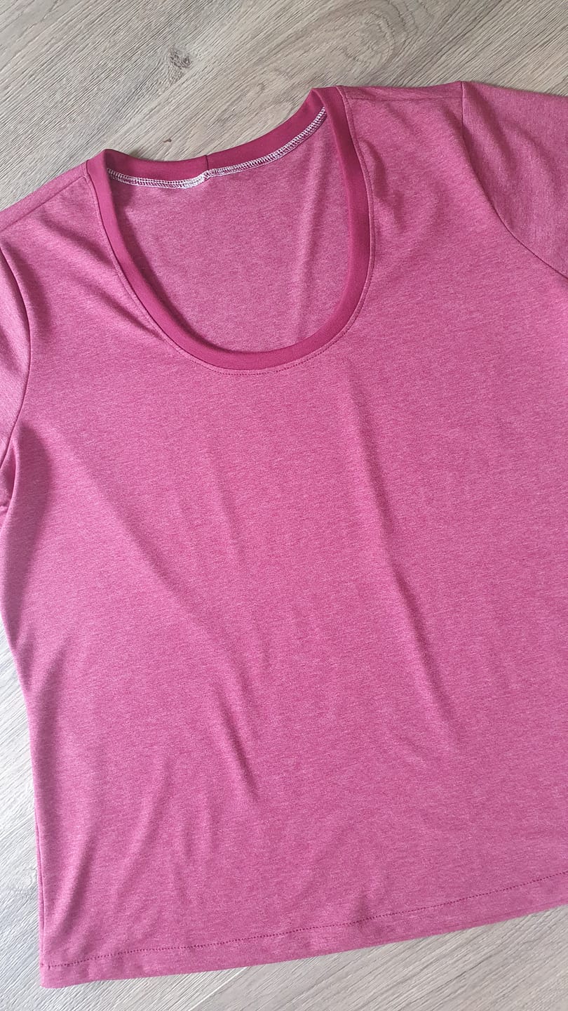 Customer photo review of Melange Cotton Jersey Fabric