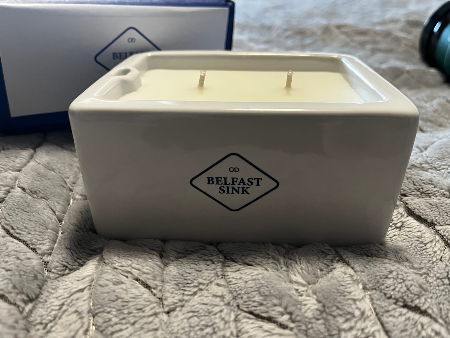 Customer photo review of Belfast Sink Candle | Cowfield Design