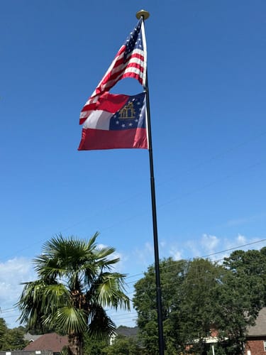 Customer photo review of State of Georgia Flag - Official Design and Specifications - Outdoor Nylon