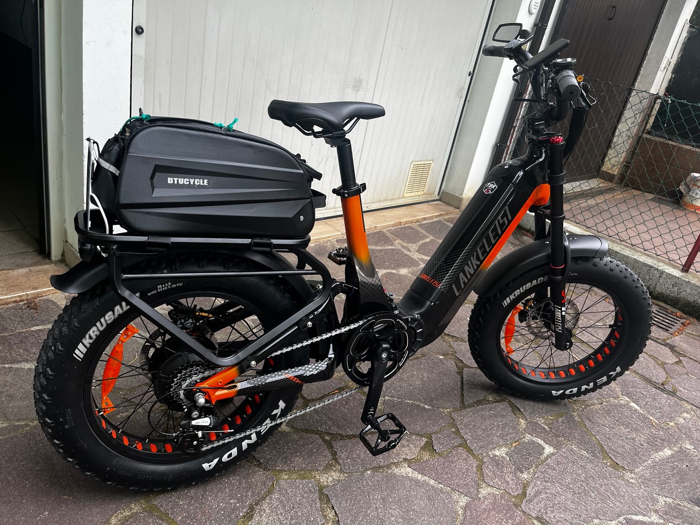 Customer photo review of Lankeleisi RX800 Plus 2025 Version 1000W 20" Fat Bike 960Wh Full Suspension Electric Bike with Torque Sensor 48V 20Ah Battery SUV E-Bike [Pre-order]