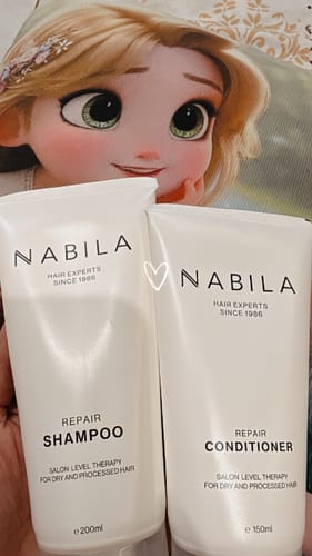 Customer photo review of NABILA Repair Shampoo | 200ml