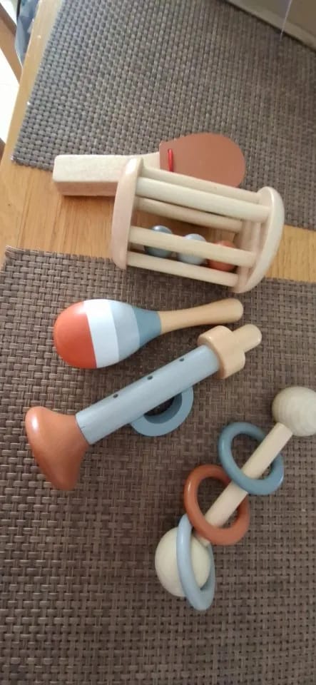 Customer photo review of GrooveNest - 5-Piece Wooden Instrument Set
