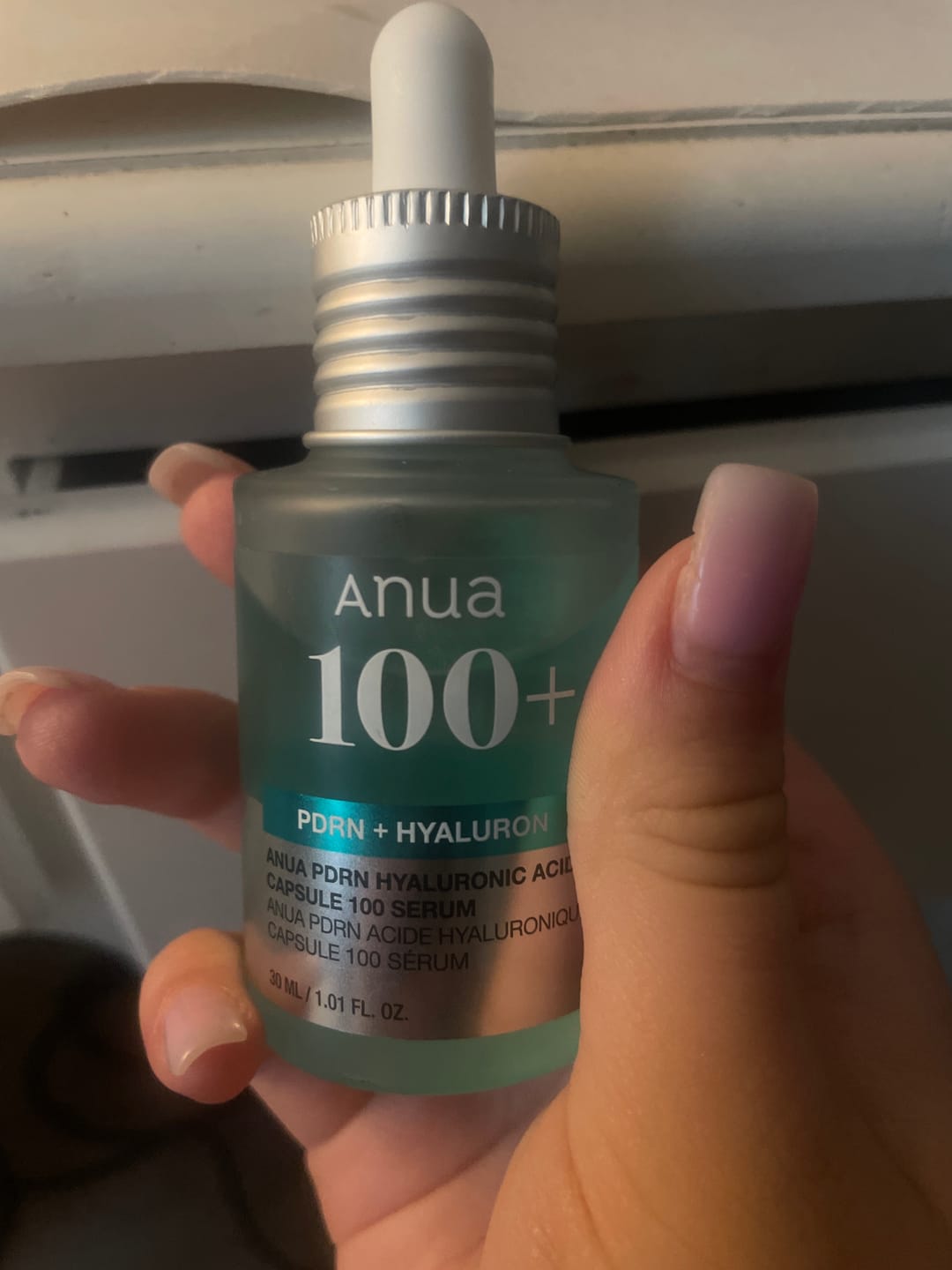Customer photo review of Serums ar PDRN mirdzuma piešķiršanai ādai Anua PDRN Hyaluronic Acid Capsule 100 Serum