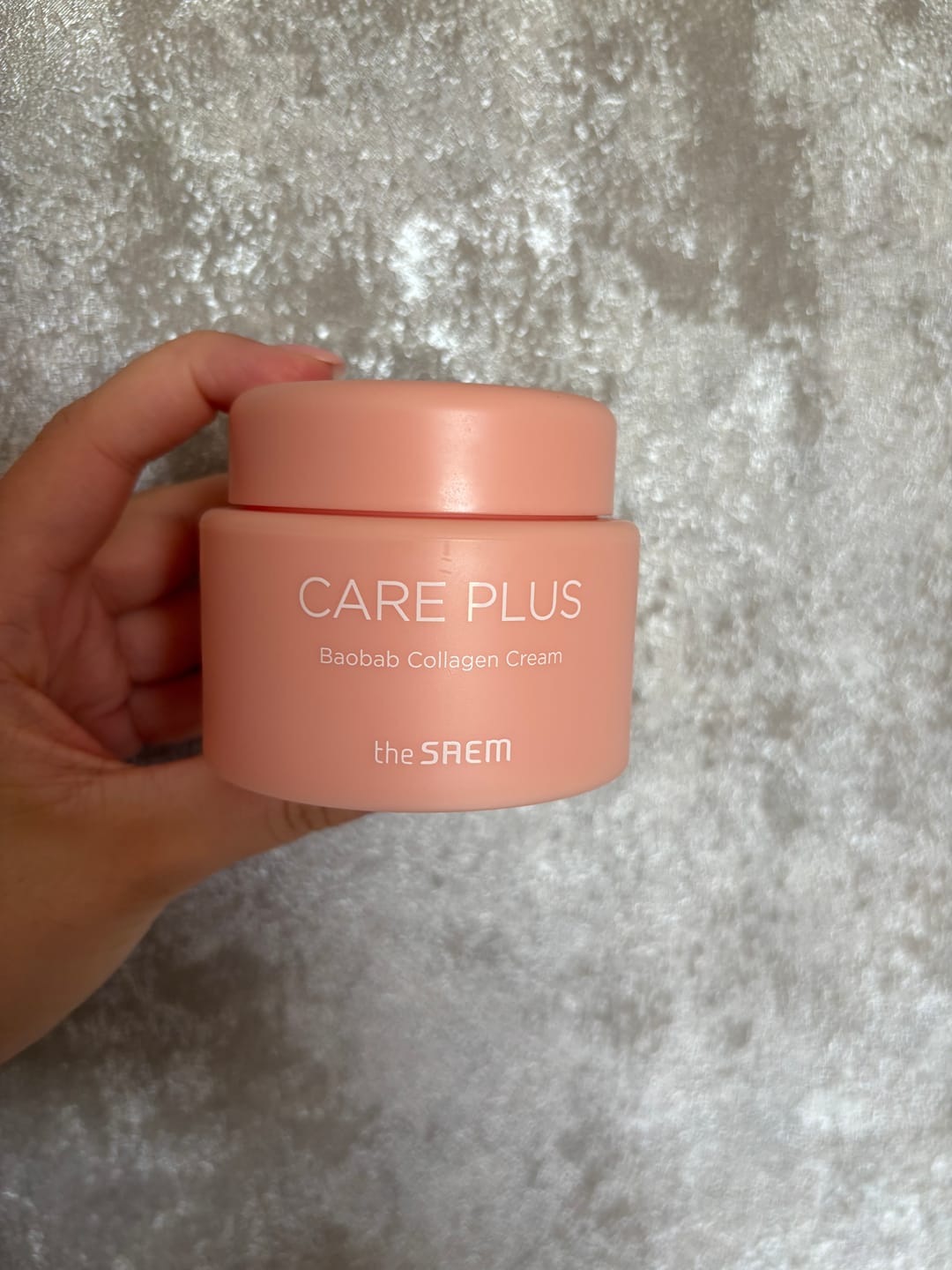 Customer photo review of Mitrinošs krēms ar baobaba ekstraktu The Saem Care Plus Baobab Collagen Cream