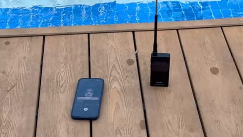 Customer photo review of Stream Music Combo - Wireless Transmitter + Waterproof Premium Bone Conduction Headphones Bluetooth &  Receiver(Silicon Version)