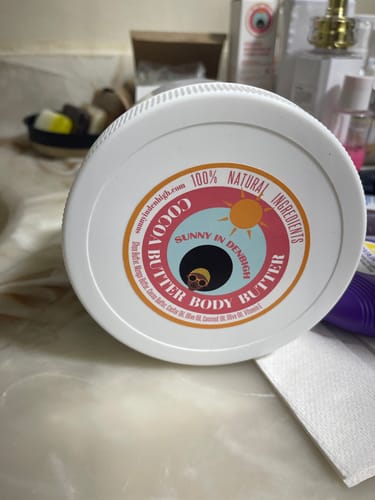 Customer photo review of Cocoa Butter Body Butter