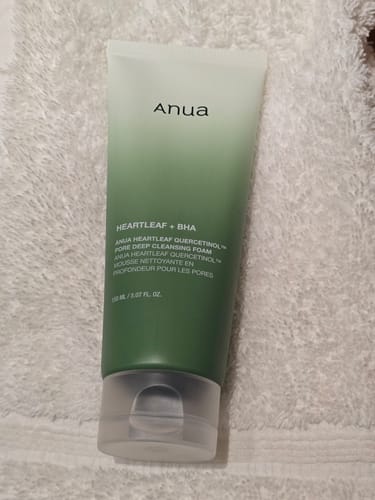 Customer photo review of Heartleaf Quercetinol Pore Deep Cleansing Foam