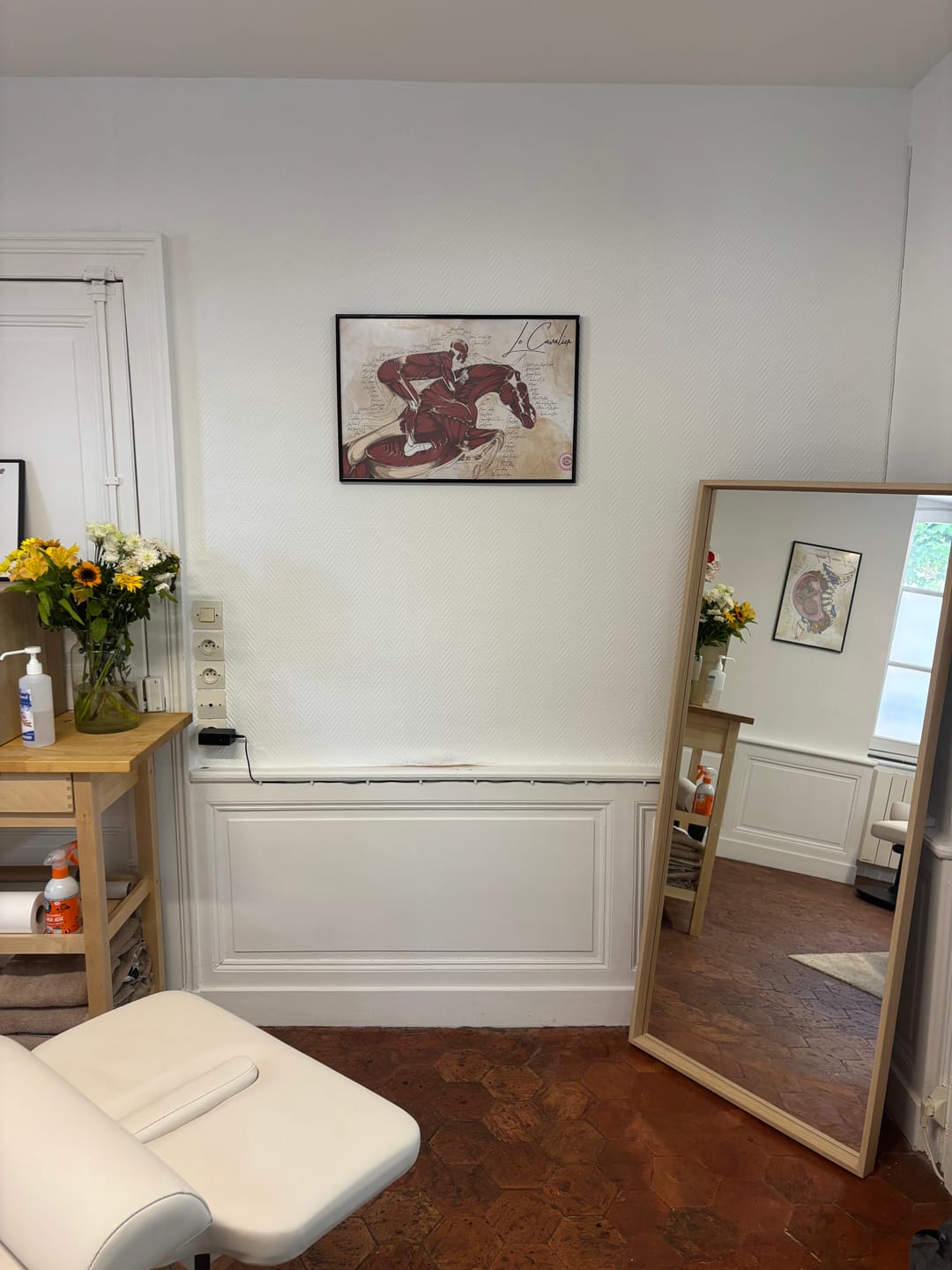 Customer photo review of Poster anatomique du cavalier -