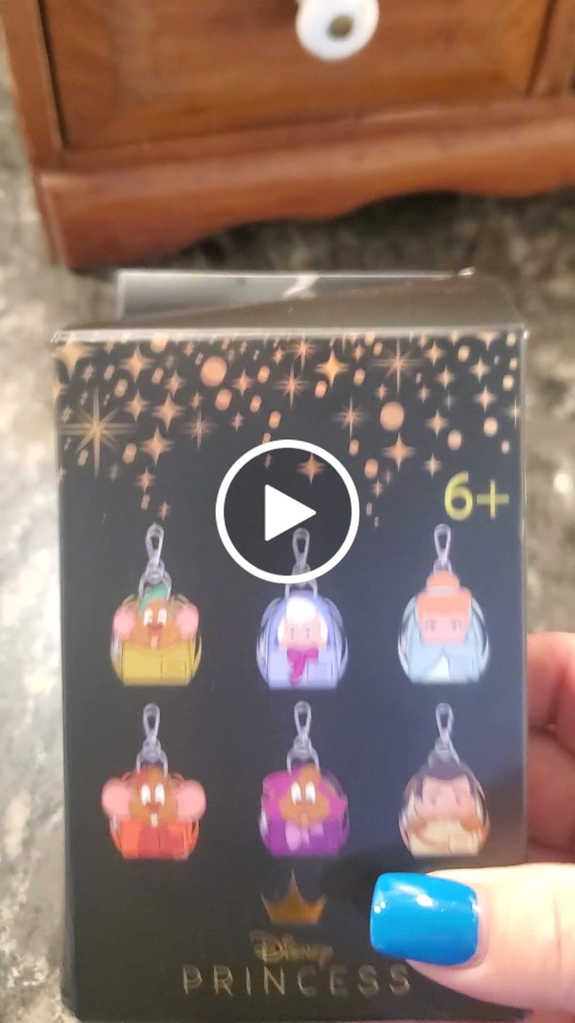 Customer video review of Loungefly Disney Cinderella 75th Anniversary Cosplay Mystery Mini Backpack Keychain Charm
