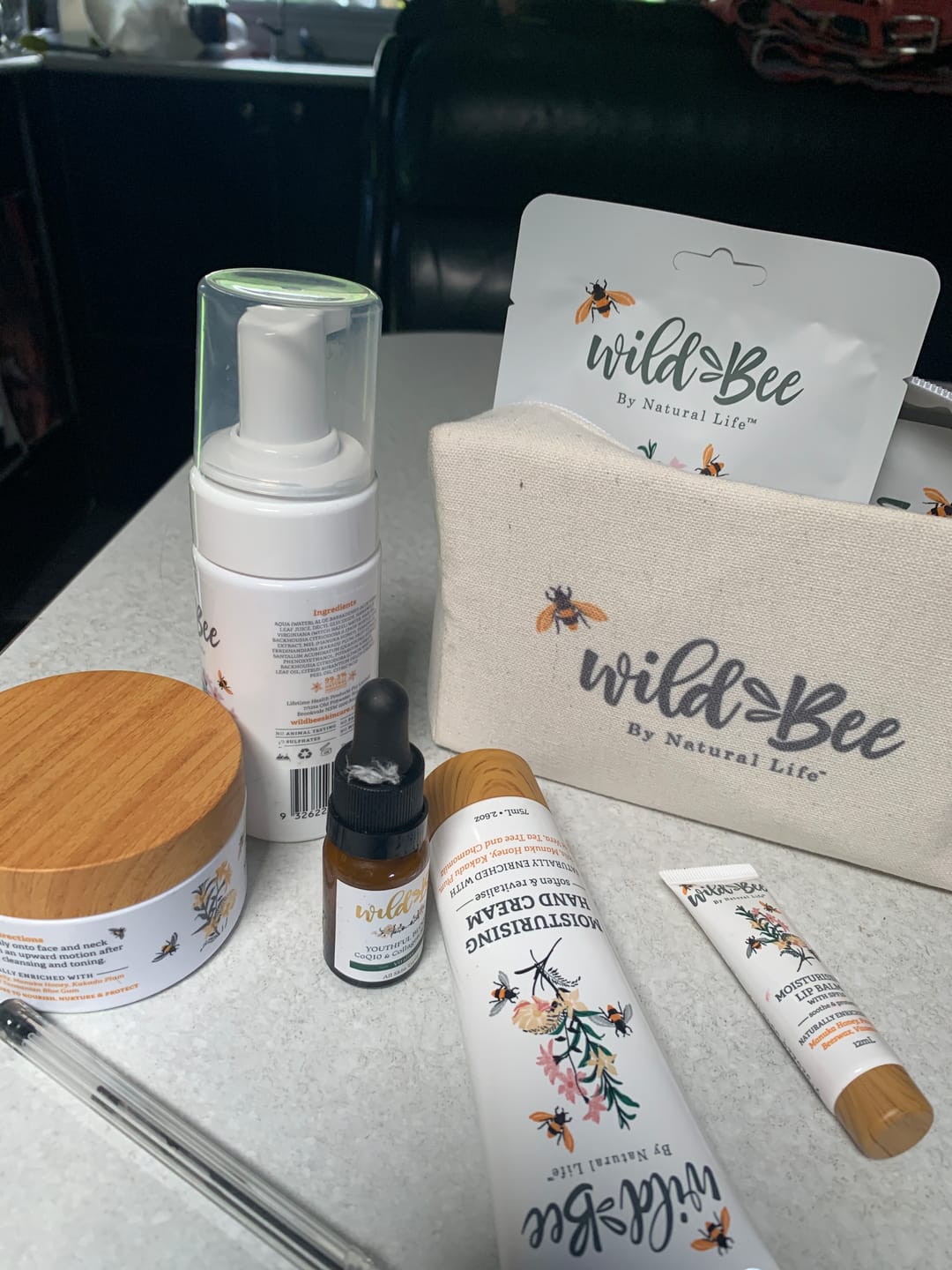 Customer photo review of Wild Bee Skincare Welcome Pack