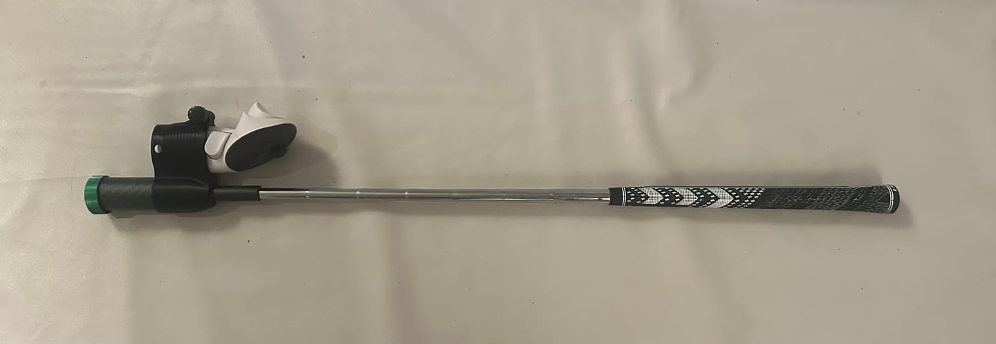 Customer photo review of DriVR Elite Chrome - Stepped Steel Weighted Golf Club  - Compatible with Quest 2, 3/3s, and Pro
