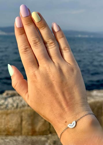 Customer photo review of Watermelon Bracelet Silver