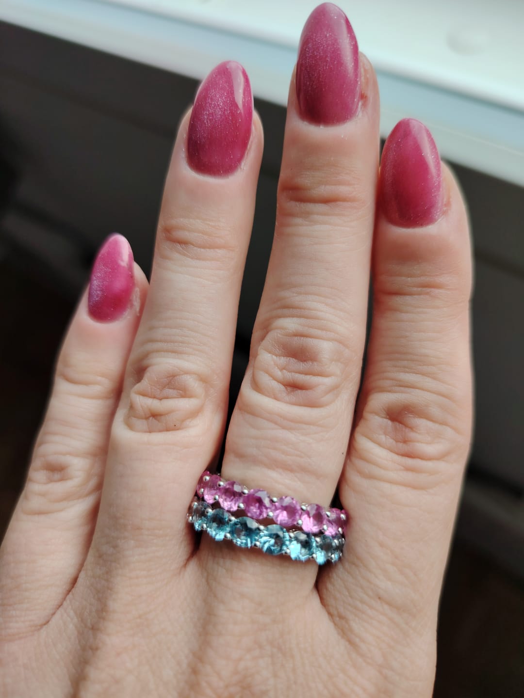 Customer photo review of Anello Chic&Charm Joyful Edition Pietre Colorate