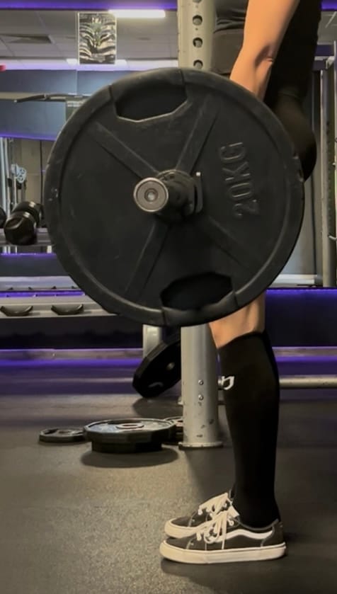 Customer photo review of Black Deadlift / Weightlifting Socks