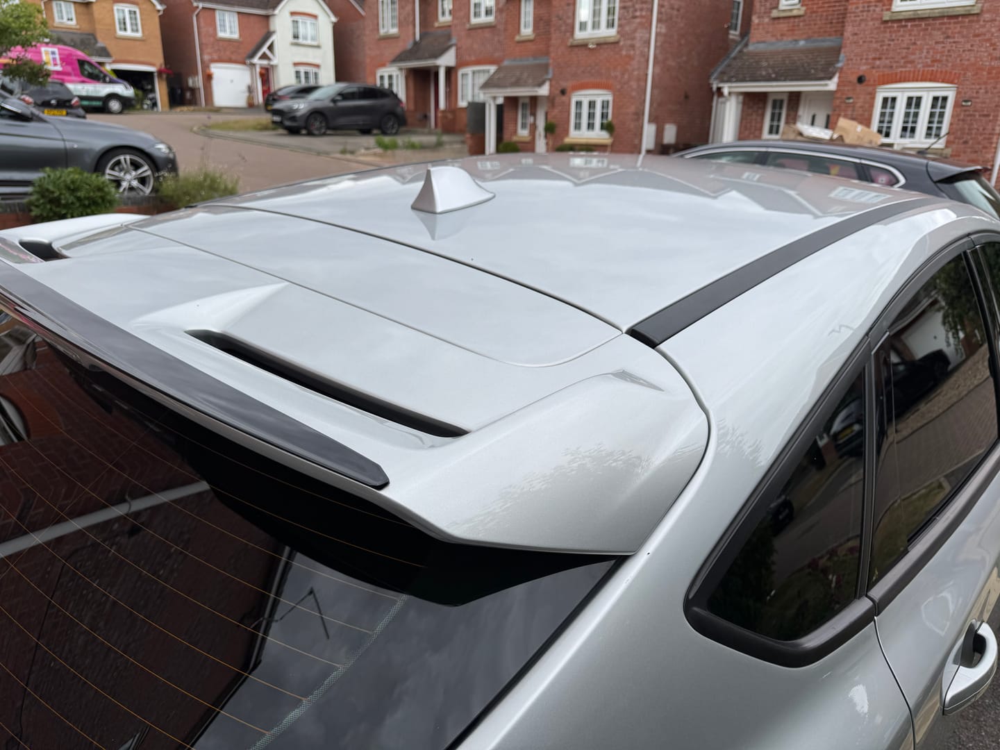 Customer photo review of 'Shark Fin' Aerial (Painted) - Mk3/3.5 Ford Focus / Mk8 Ford Fiesta