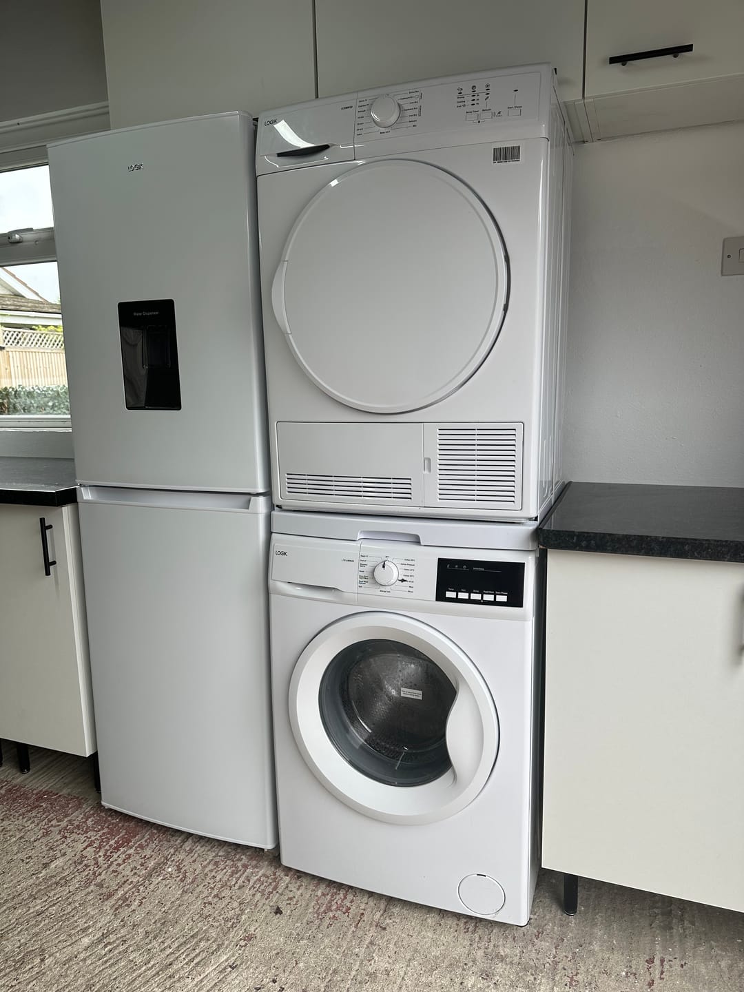 Customer photo review of Universal Stacking Kit with Sliding Shelf