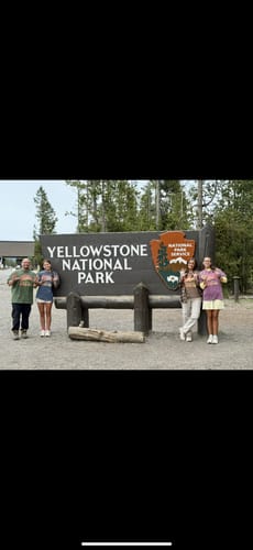 Customer photo review of Protect Our Parks Word Art Comfort Colors T-Shirt