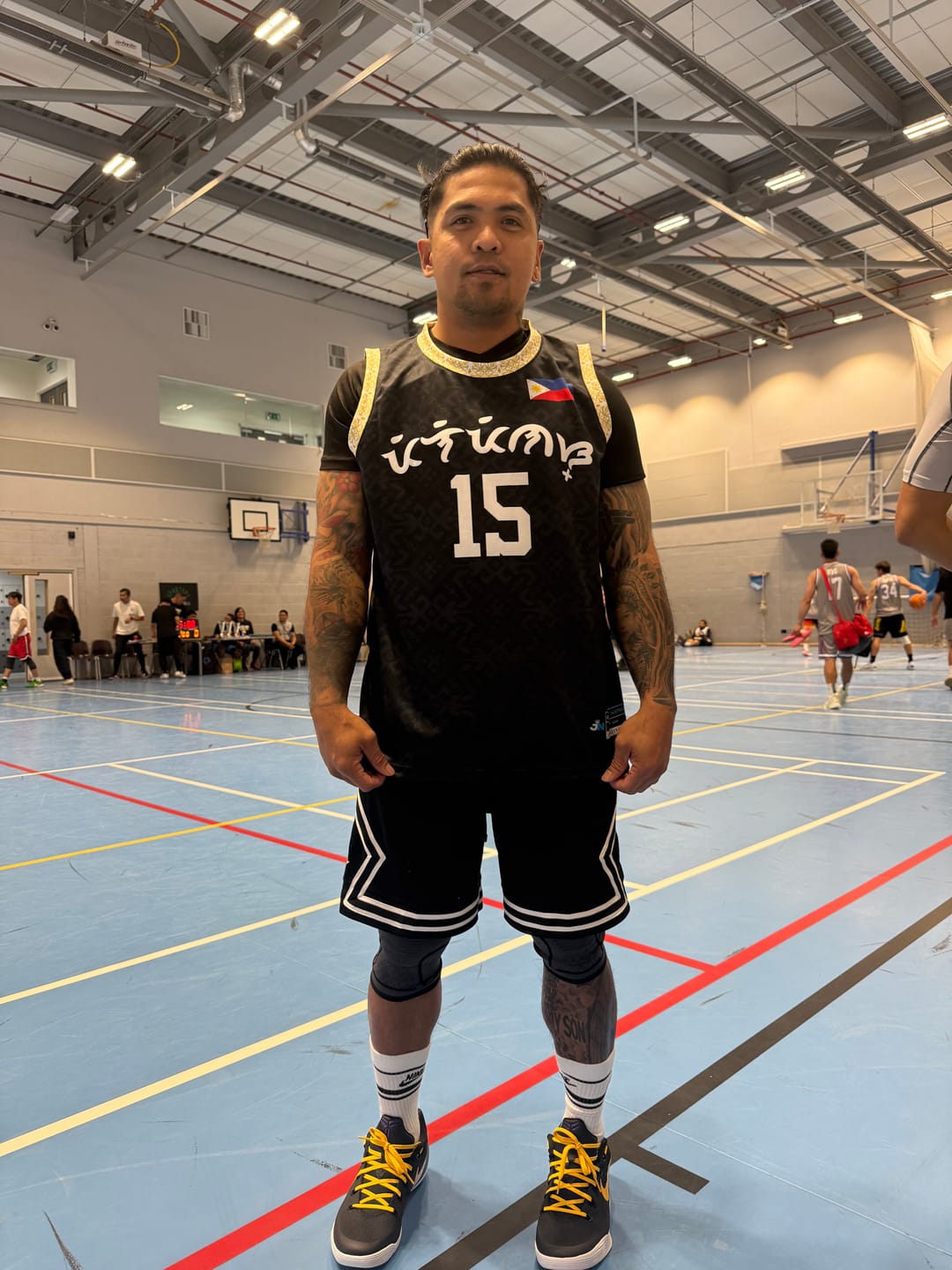 Customer photo review of Philippines Heritage Custom Basketball Jersey