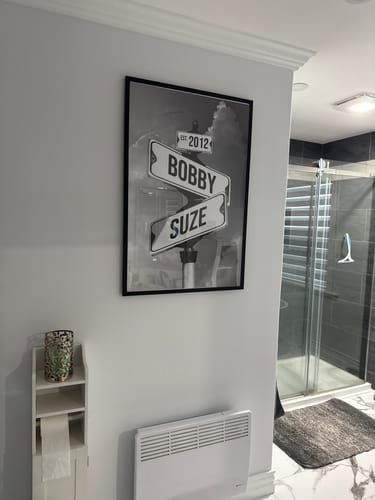 Customer photo review of COUPLES DATE OF LOVE by Cstm Canvas