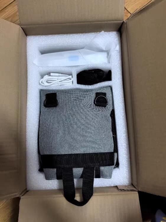 Customer photo review of Portable 1-8 Adjustable Pulse&Continuous Flow 5 Hours Battery Oxygen Concentrator - BE12