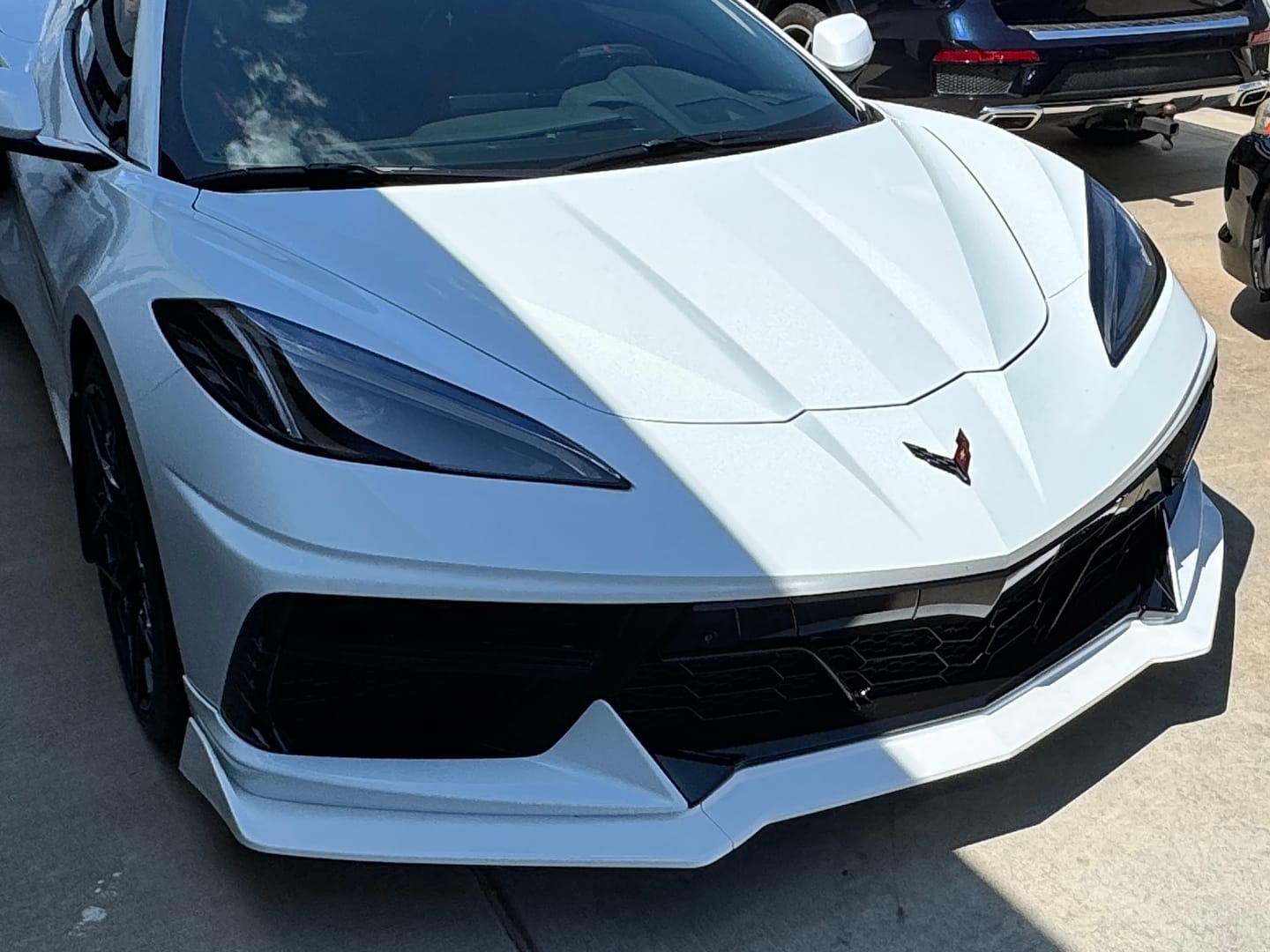Customer photo review of 2020-Up Corvette C8 | Z06 Fascia Panel Grille Insert Cover