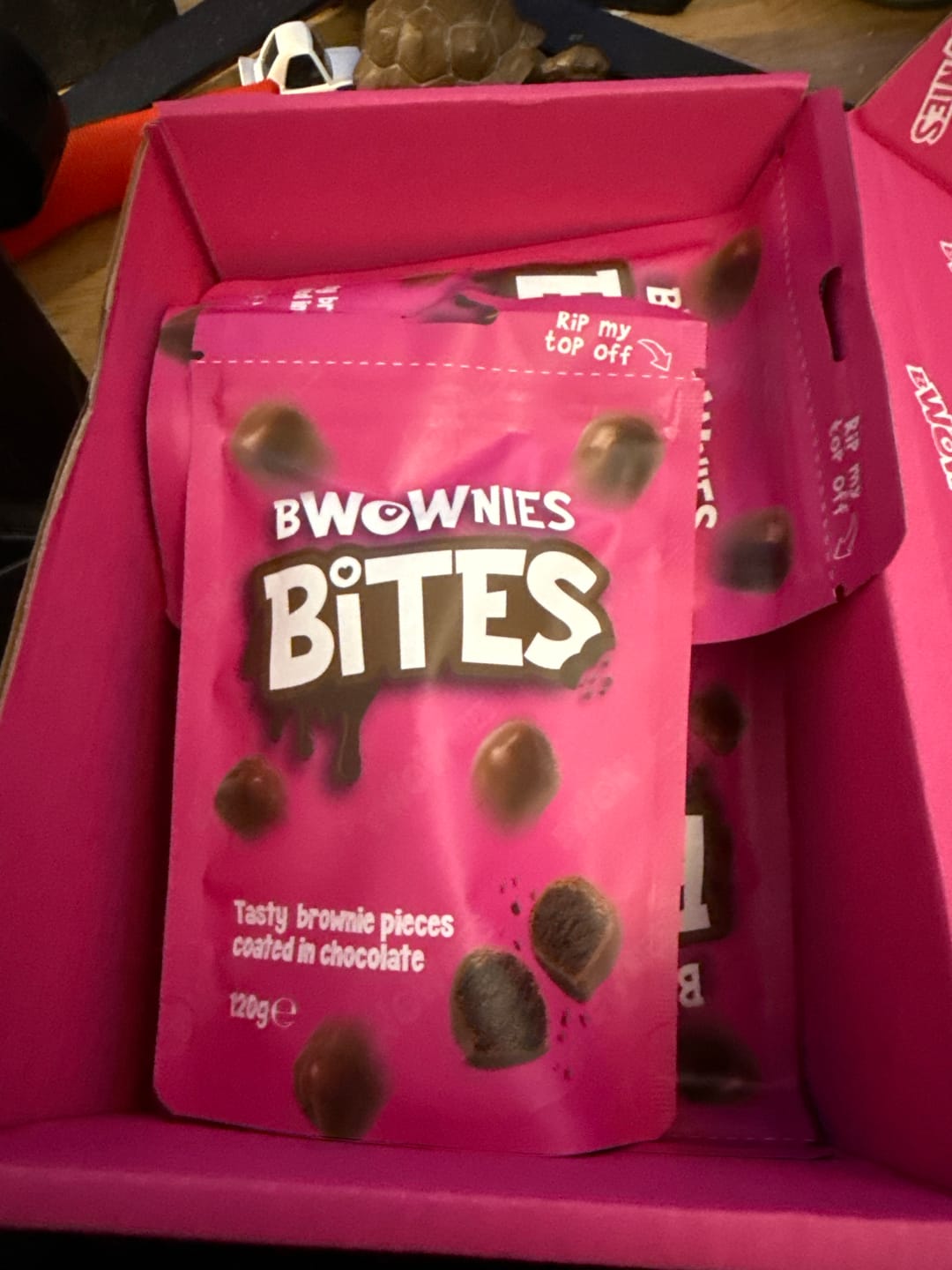Customer photo review of BWOWNIES BITES